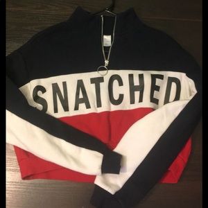 Crop top hoodie